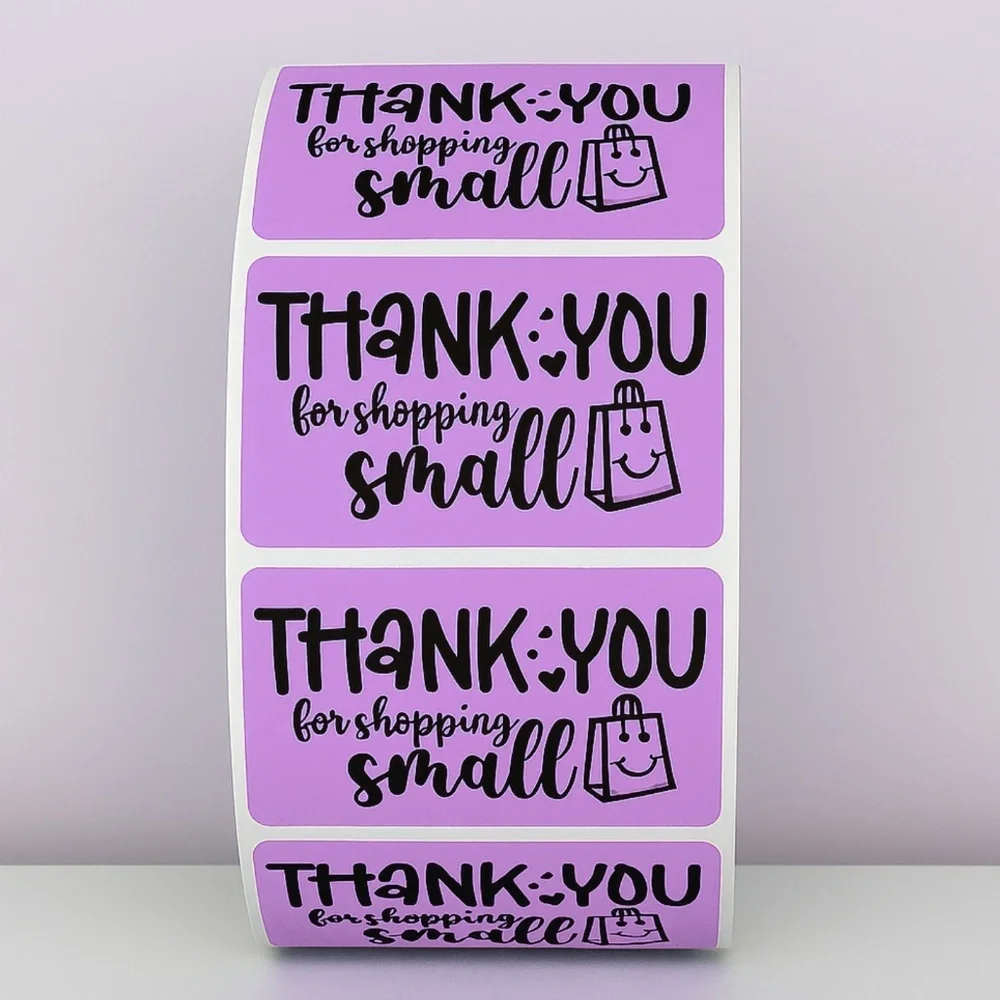 Thank You for Shopping Small Stickers Packaging Labels for Small Business Order